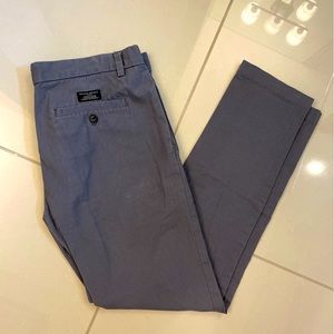 Men’s Gray Skinny Chino 32